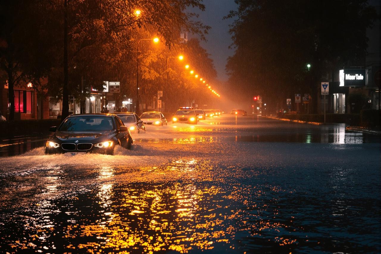 某城市突降特大暴雨，全城开启看海模式 - 黑料